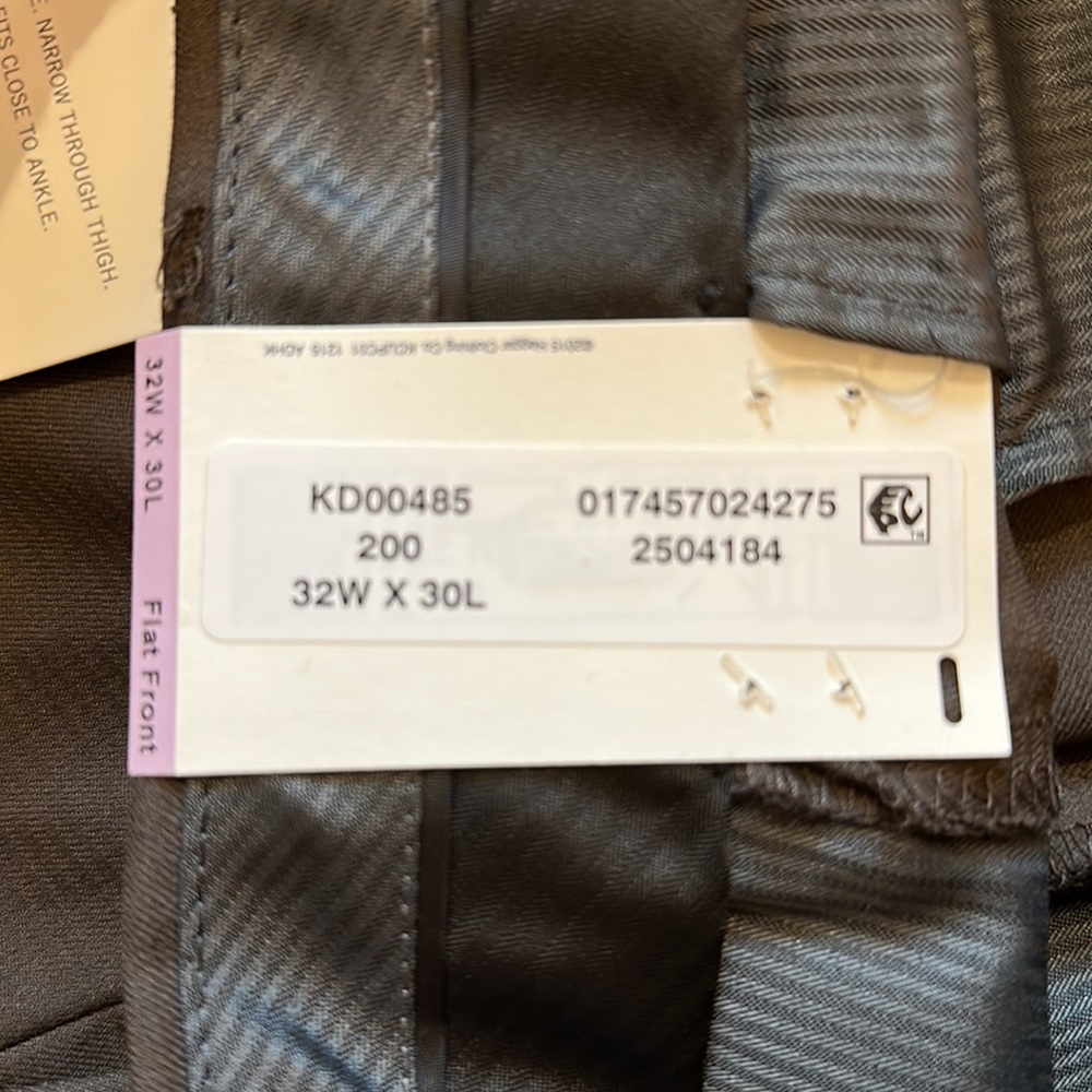 Kenneth Cole Reaction Stretch Slim Fit Dress Pants - Picture 5 of 7